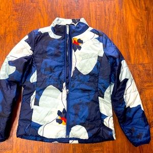 The North Face floral puffer jacket